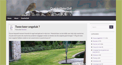 Desktop Screenshot of doehetbeterzelf.com